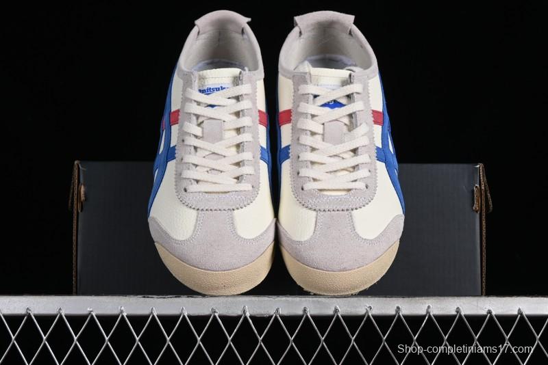 Onitsuka Tiger Mexico 66 Low-Top Leather Sneakers with Classic Design - 1183B391-100