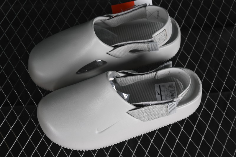 Nike Calm Slide Mule Comfortable Foam Sandals with Textured Footbed - FB2185-100