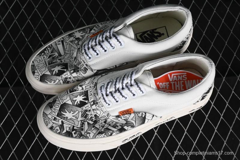 Vans OG Classic Slip-On LX & OG Era LX Sneakersntuff LA Graffiti Collaboration Low-Top Skate Shoes - VN000EYEBPJ