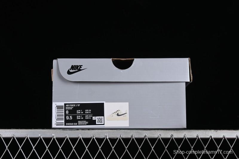 Nike Air Force 1 '07 Low Custom Cappuccino Anime-Themed Spray-Painted Casual Sneakers with Strap - ZH0316-019