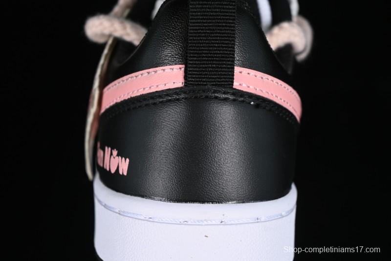 Nike Court Borough Low 2 Berry Worry Playful Cute Trendy Retro Low-Top Casual Sneakers - BQ5448-110