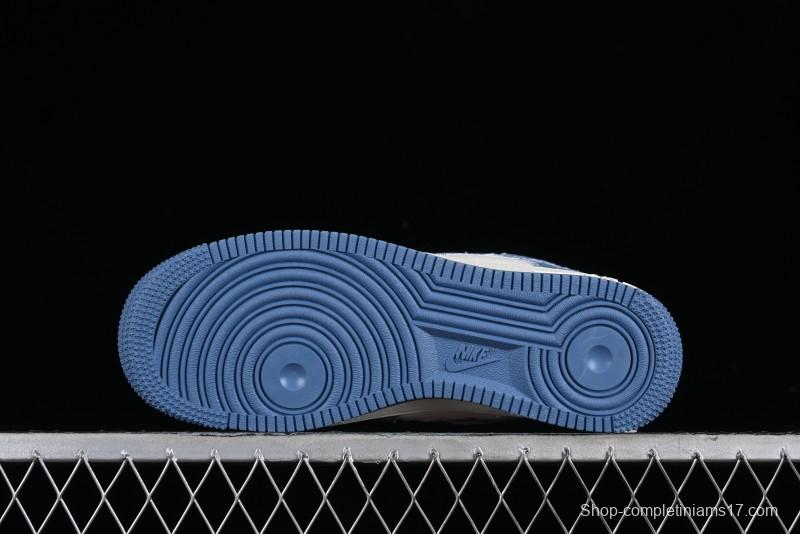 Nike Air Force 1 '07 Low LV Collaboration - Denim Double Swoosh Low-Top Casual Sneakers - HD1968-028