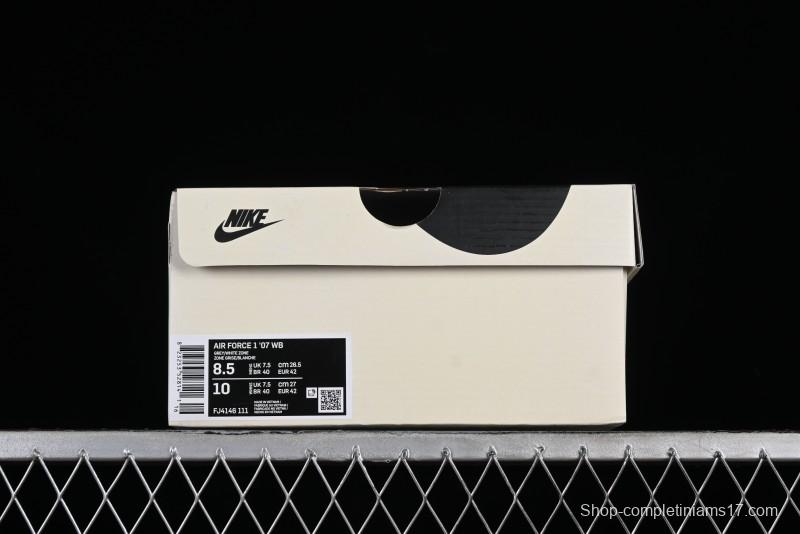 Nike Air Force 1 '07 Low Casual Sneakers with Full-Length Air Cushion - FJ4146-111