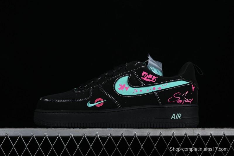 Nike Air Force 1 '07 Low Flame Red Lips Qixi Limited Edition Casual Sneakers - FB8971-005