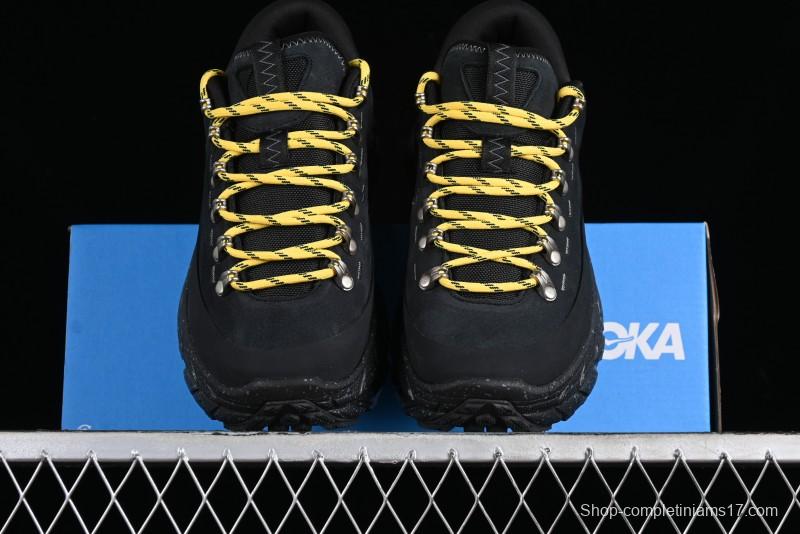 HOKA ONE ONE Tor Summit Low-Top Running Shoes with Geometric Cushioning for Stability and Traction - 1147952 BBLC