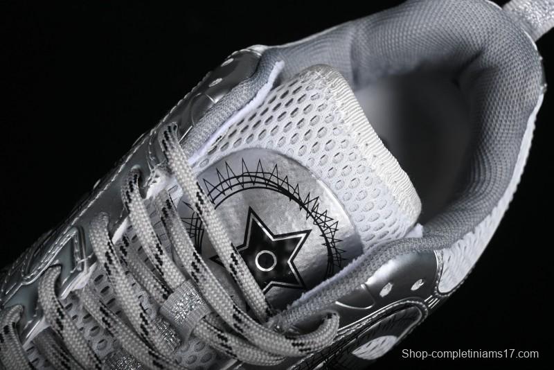 Dior Chrono Round Toe Lace-Up Lifestyle Casual Running Sneakers - 59K GREY