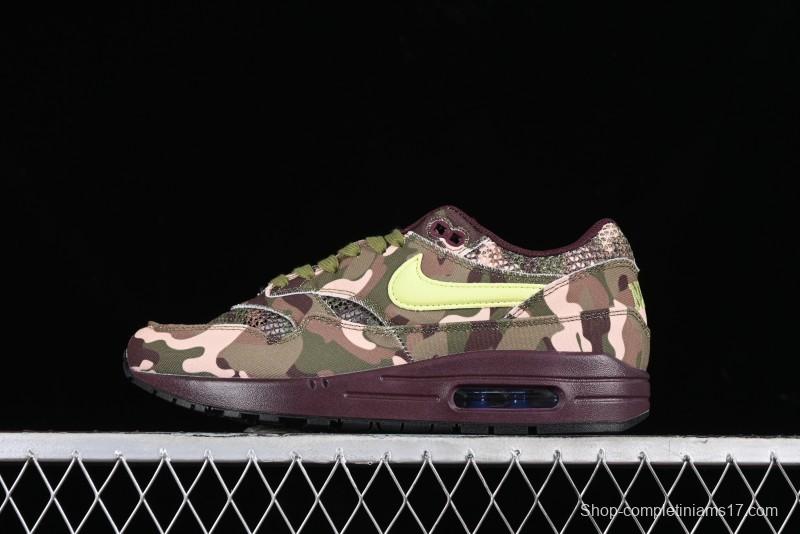 Nike Air Max 1 Retro Running Shoes with Half-Sole Air Cushion - FN8358-200