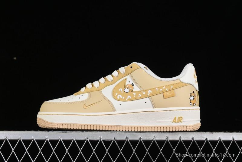 Nike Air Force 1'07 Low "Psyduck" Casual Sneakers - DB3301-661