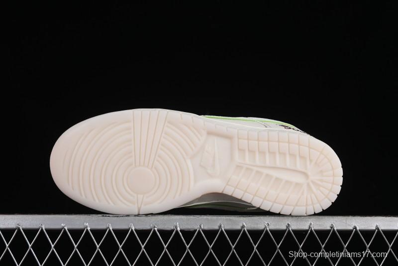 Nike SB Dunk Low Year of the Dragon Limited Edition - White Dragon Anniversary Custom Low-Top Casual Skate Shoes - CF3688-001