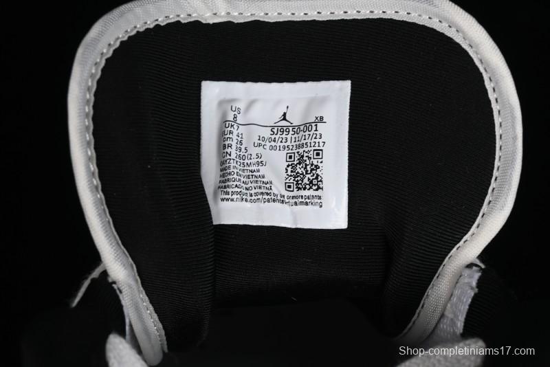 Nike Air Jordan 1 Low LV Collaboration - Black White Panda Custom Culture Casual Sneakers SJ9950-001