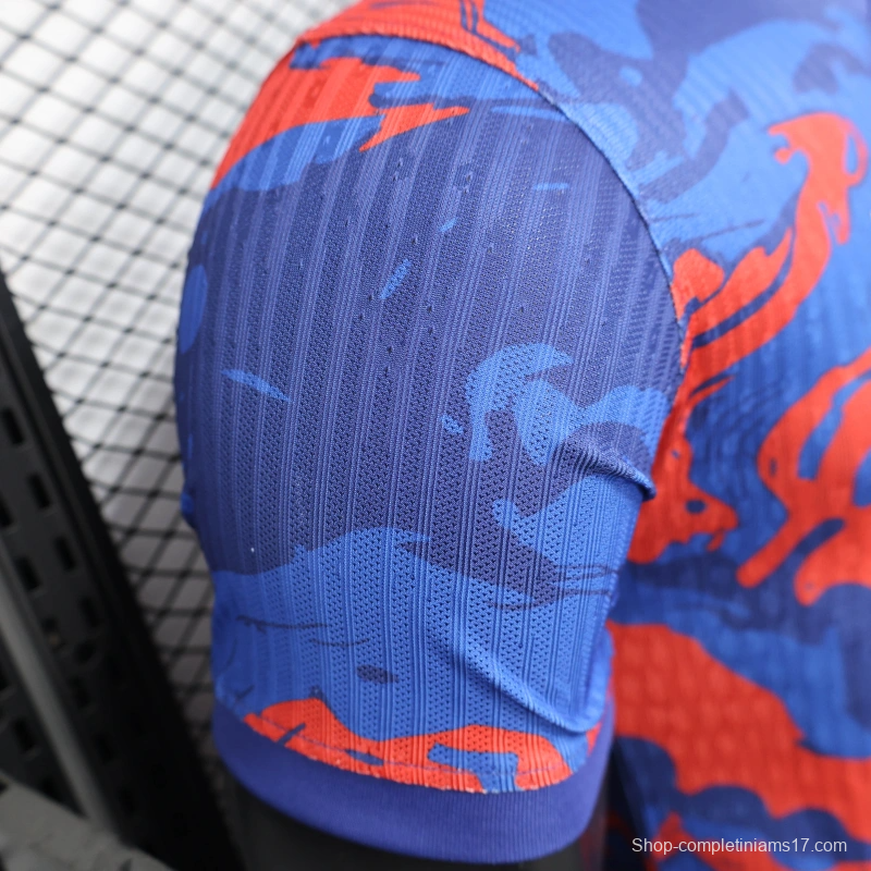 25/26 Player Version Barcelona Blue Flame Special Edition Jersey