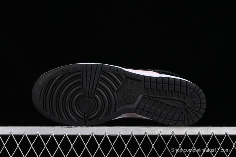Nike Dunk Low SB Pink Black Casual Skate Shoes - DJ9955-600