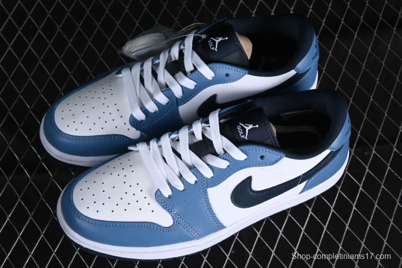 Nike Air Jordan 1 Low Golf Shoes Navy Blue - DD9315-115