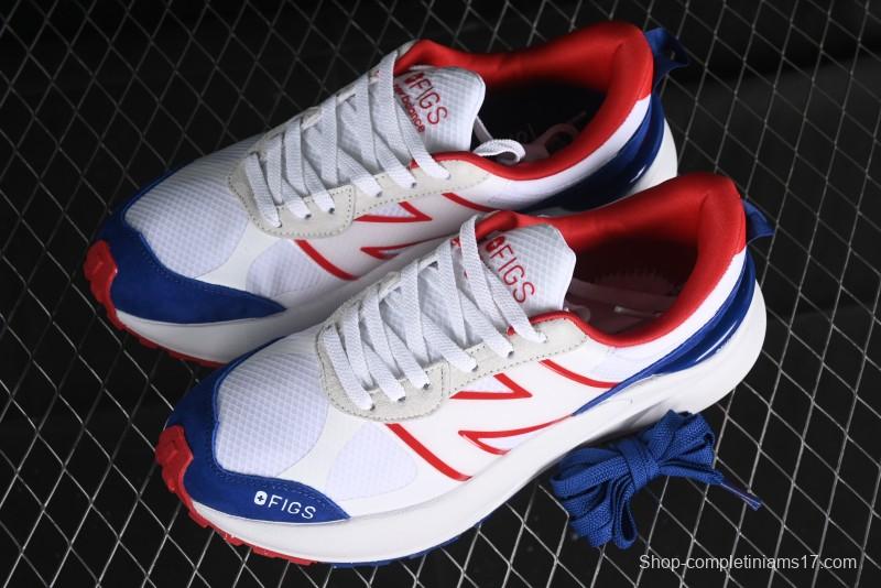New Balance 3447 Series Retro Running Shoes with Textile and Leather Upper - U3447LA