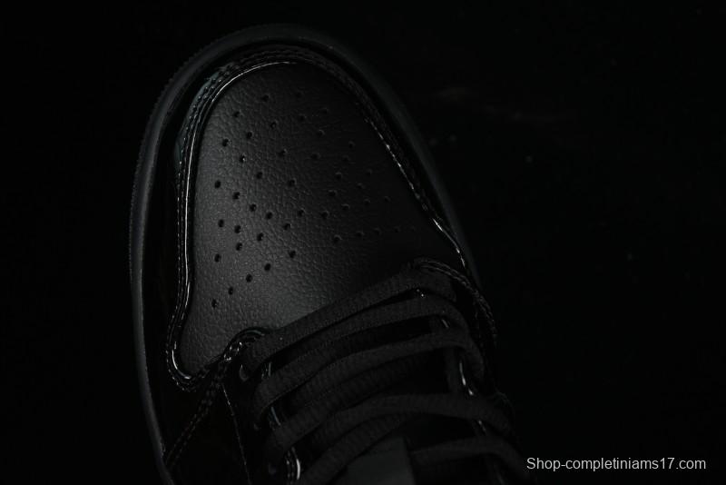 Nike Air Jordan 1 Low "Black Croc" Casual Sneakers - HJ7743-010