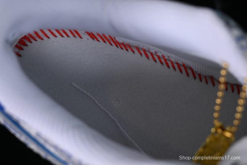 Nike Air Force 1 '07 Low DIY Blue and White Porcelain Dragon Embroidery Casual Sneakers - CW2288-201