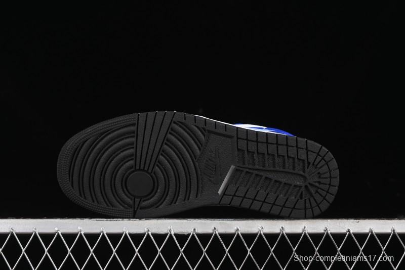 Nike Air Jordan 1 Low Retro Basketball Shoes White Blue - 553558-124