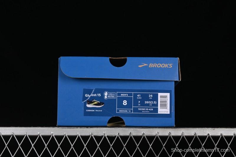 Brooks Ghost 15 Low-Cut Breathable Cushioned Support Running Shoes - 1103931D429