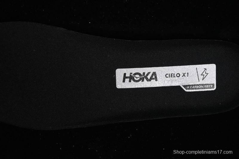 Hoka One One Cielo X1 Professional Racing Cushioned Anti-Slip Durable Training Running Shoes - 1147910 ABW