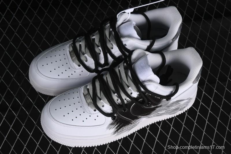 Nike Air Force 1 '07 Low Storm Graffiti Low-Top Casual Sneakers - DD2024-010