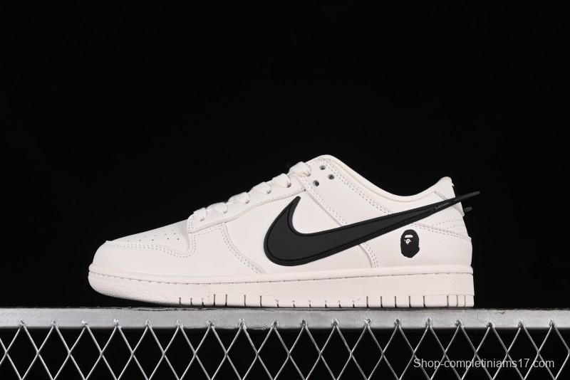 Nike SB Dunk Low x AMBUSH x BAPE Triple Collaboration Anniversary Edition Custom Low-Top Sneakers - XX2025-998