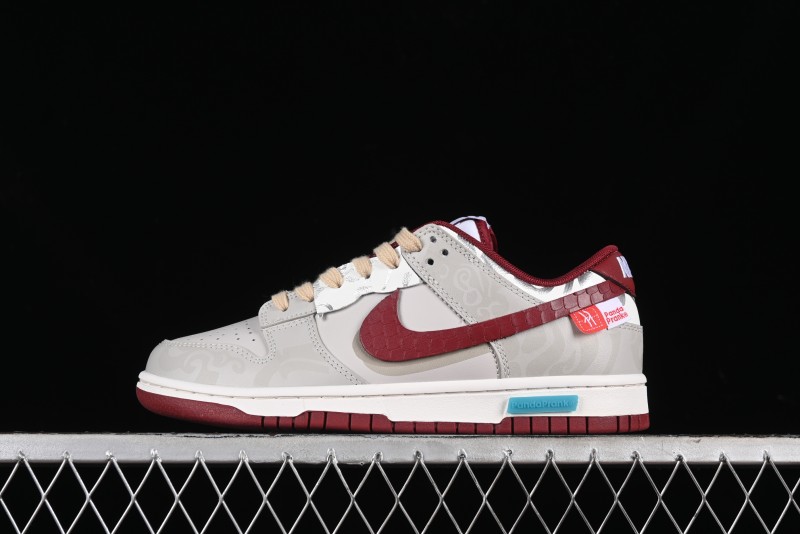 Nike Dunk Low Panda Prank CNY Year of the Dragon Limited Edition Team Red SB Low Top Casual Skate Shoes - DD1391-601