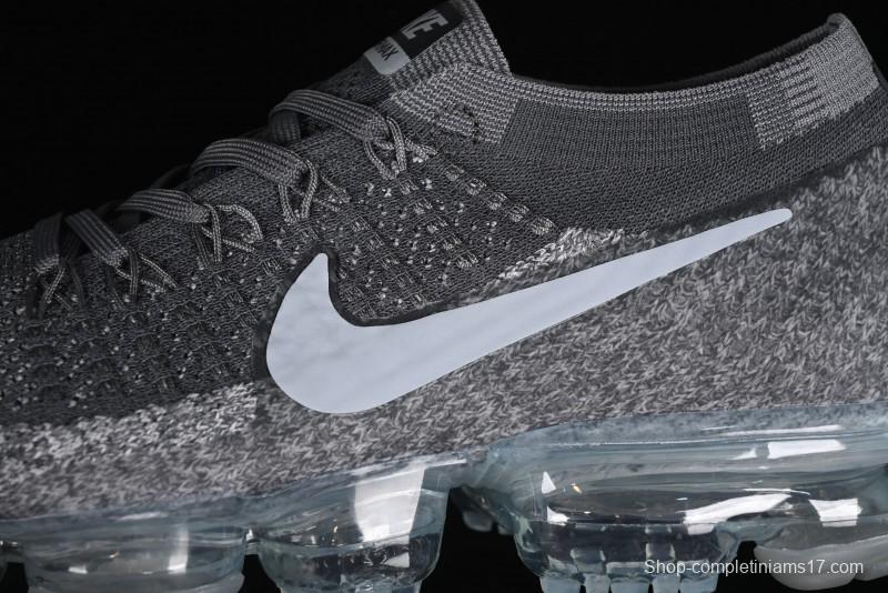 Nike Vapormax Flyknit Breathable Casual Running Shoes with Full-Length Air Cushion - 849557-002