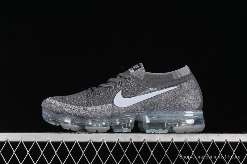 Nike Vapormax Flyknit Breathable Casual Running Shoes with Full-Length Air Cushion - 849557-002