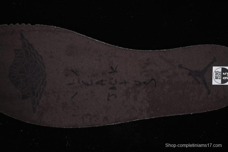 Nike Travis Scott x Air Jordan 1 Low OG AJ1 Reverse Swoosh Sneakers - DM7866-202