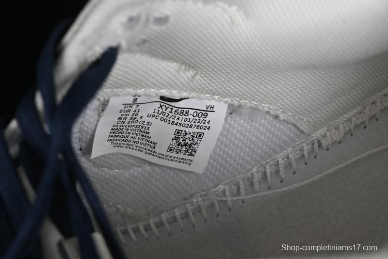 Nike SB Dunk Low Stussy Collaboration - Off White with Big Blue Swoosh Anniversary High-End Custom Low-Top Casual Skate Shoes - XY1688-009