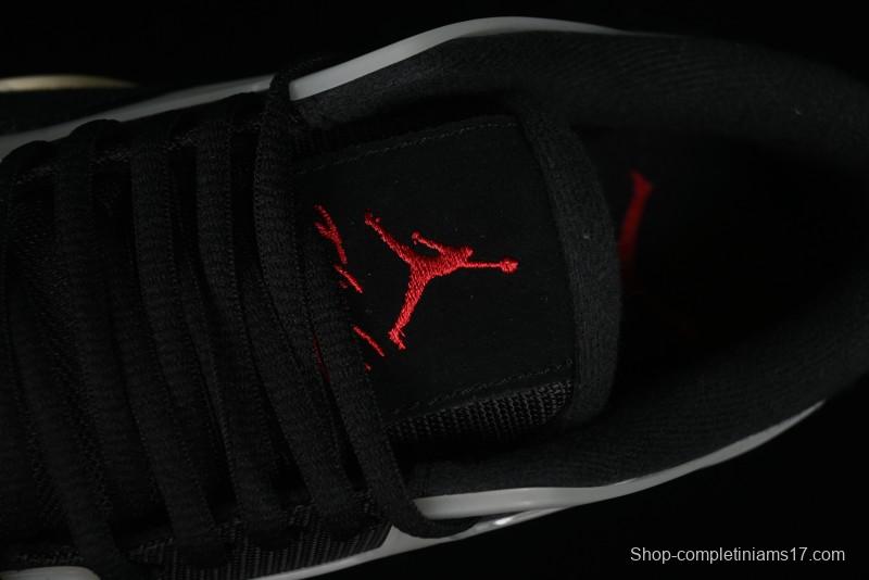 Nike Air Jordan 4 Remastered Sneakers in Black with Textile Mesh, Leather and Suede - FQ7939-006