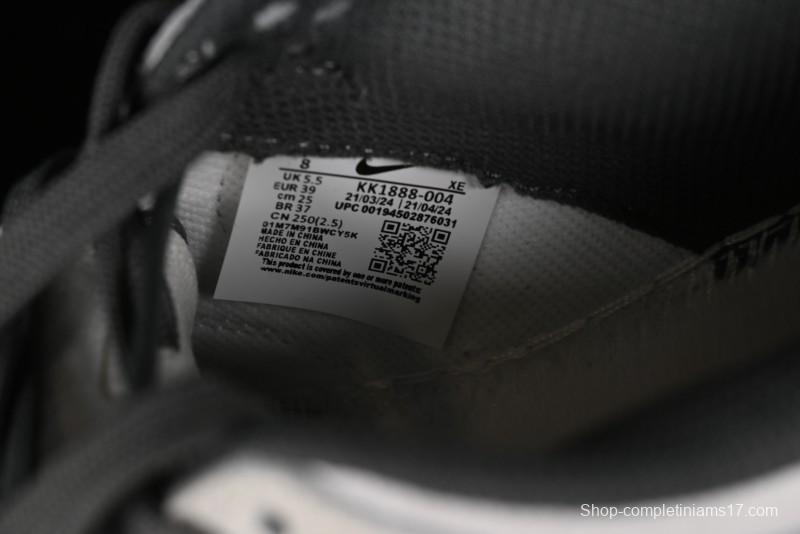 Nike SB Dunk Low Violent Bear Collaboration - Woven Grey Check Anniversary Custom Low-Top Casual Sneakers - KK1888-004