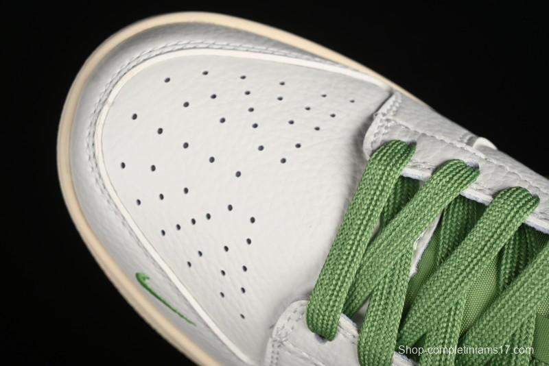 Nike SB Dunk Low Stone Island Collaboration - Spring Green Anniversary High-End Custom Low-Top Casual Sneakers - XB3802-348