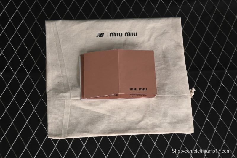 Miu Miu x New Balance 530 Low-Top Retro Running Shoes with Deconstructed Design - 38165