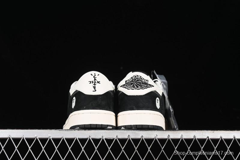 Nike Travis Scott x Fragment Design x Air Jordan 1 Low OG SP Sneakers - XY2688-106