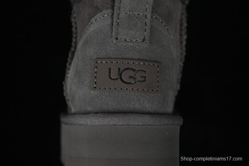 UGG Classic Ultra Mini Platform 3CM Wool Blend Mini Short Boots - 1135092