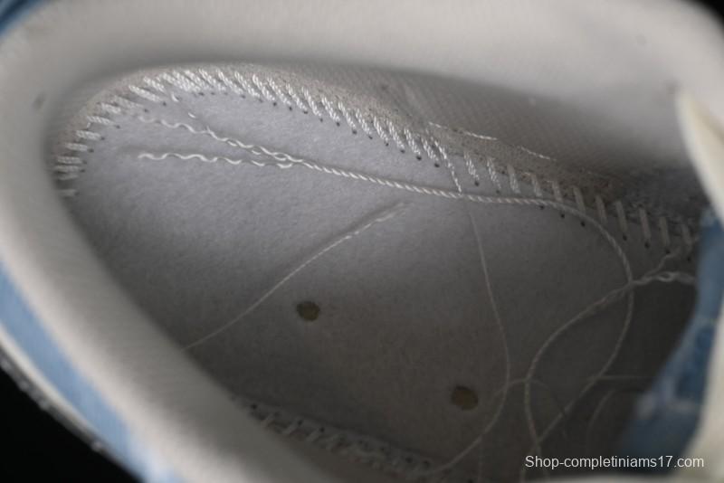 Nike Air Jordan 1 Low MLB Collaboration Retro Blue Denim Custom Basketball Shoes - DC2024-027