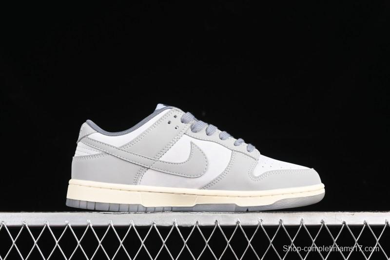 Nike Dunk Low Cool Grey SB Skateboarding Shoes with Washed Effect - FV1167-001