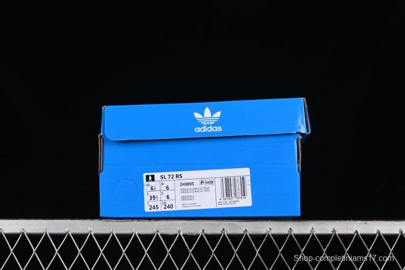 Adidas Originals SL 72 RS Retro Running Shoes with Nylon Upper and Suede Accents - IH0895