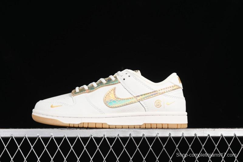 Nike SB Dunk Low Edison Chen Collaboration - Anniversary Edition High-End Customized Low-Top Casual Sneakers - JH8310-948