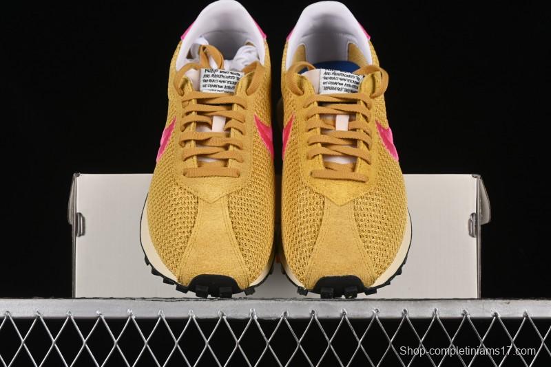 Stussy x Nike Roshe Run LD-1000 Comfortable Versatile Non-Slip Durable Waffle Low-Top Casual Running Shoes - FQ5369-700