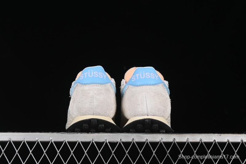 Nike Stussy Roshe Run LD-1000 Comfortable Versatile Non-Slip Durable Waffle Low-Top Casual Running Shoes - FQ5369-001