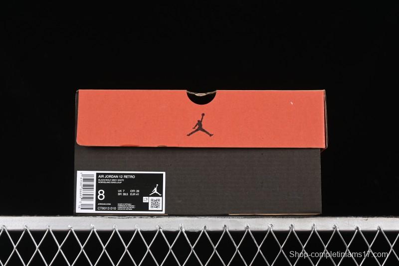 Nike Air Jordan 12 Retro Basketball Shoes in Wolf Grey - CT8013-010