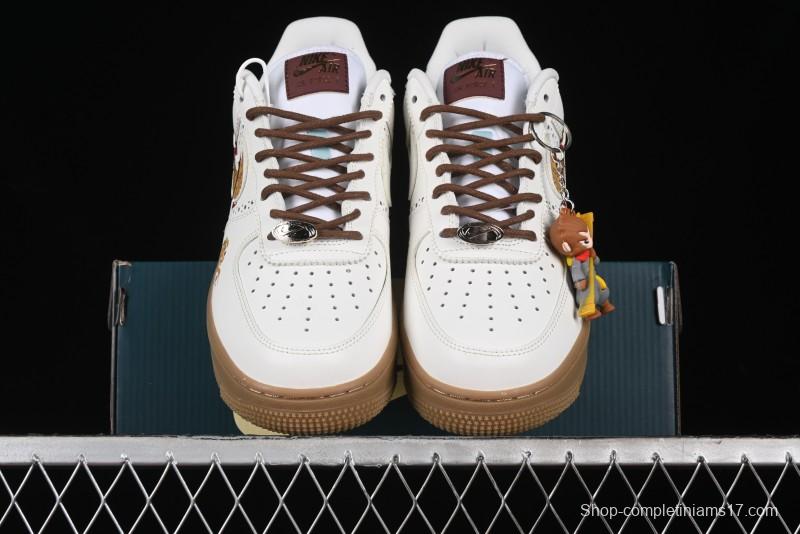 Nike Air Force 1 '07 Low "Open Cirrus" Black Myth Wukong Theme Casual Sneakers - FV3700-211