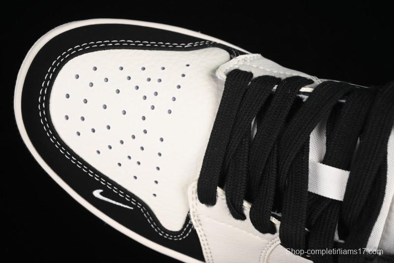 Nike Air Jordan 1 Low AJ1 Marvel Collaboration - Batman Custom High-End Low-Top Basketball Shoes - SJ6650-011