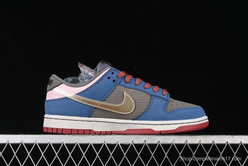 Nike Dunk Low Retro Deconstructed Casual Sneakers with Cloud and Dragon Patterns Inspired by Black Myth: Wukong Game - DV2433-109