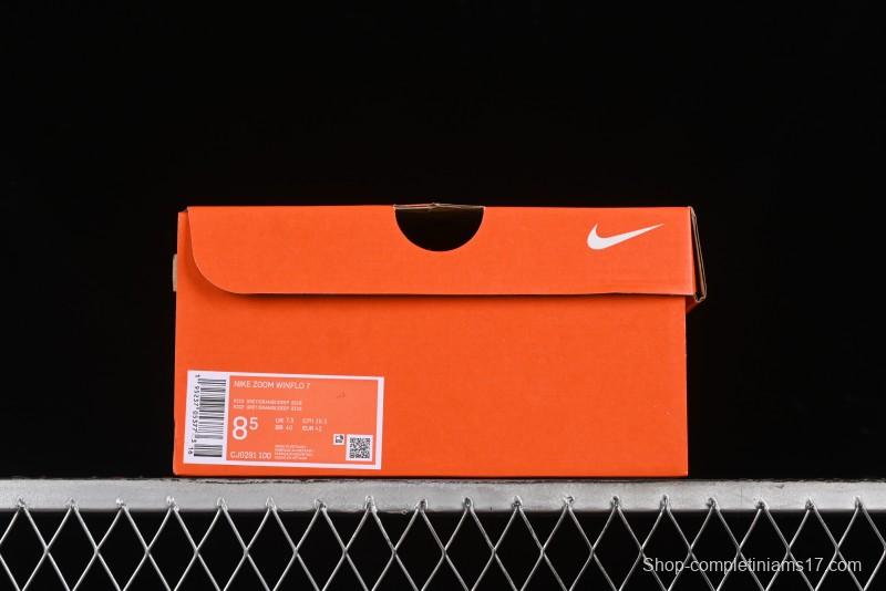 Nike Zoom Winflo 7 Moon Landing Series Casual Cushion Running Shoes - CJ0291-100