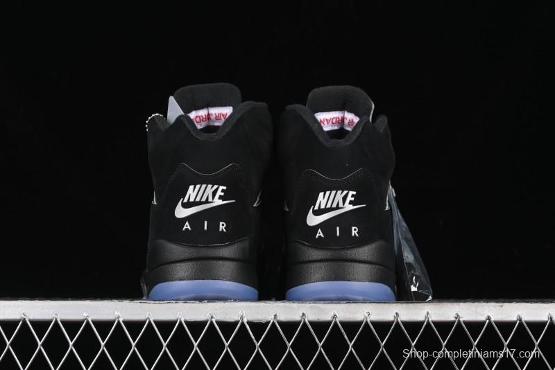 Nike Air Jordan 5 Retro Black Metallic Reimagined Basketball Shoes - HF3975-001