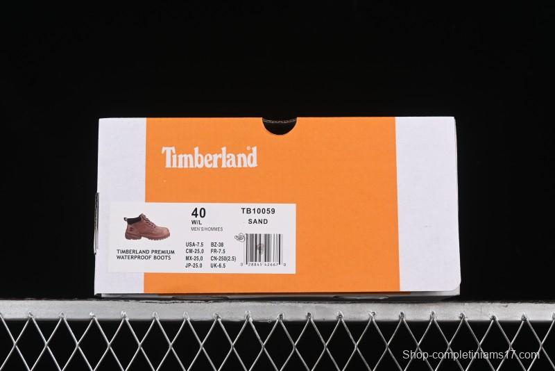 Timberland Outdoor Mid-Top Casual Martin Boots with Premium Suede Leather and Anti-Odor Insole - TB10059SAND