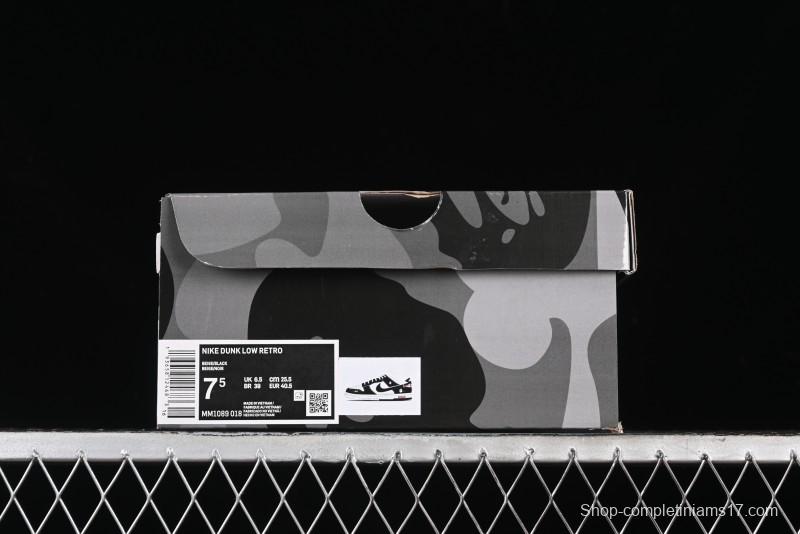 Nike SB Dunk Low Supreme x Bape Collaboration Anniversary Edition Custom Low-Top Casual Sneakers - SJ1089-018